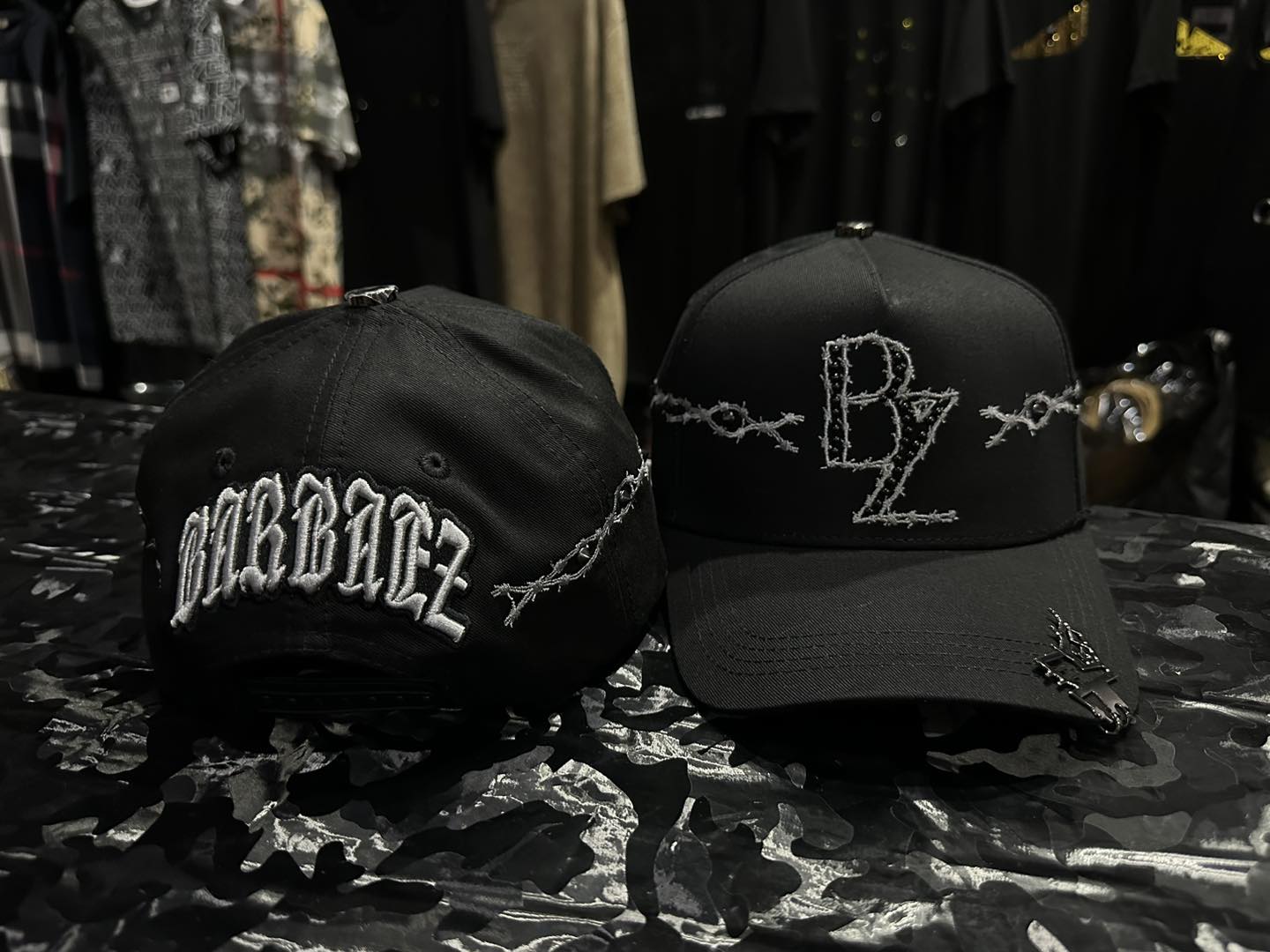 Gorra Barbas hats barbed wire