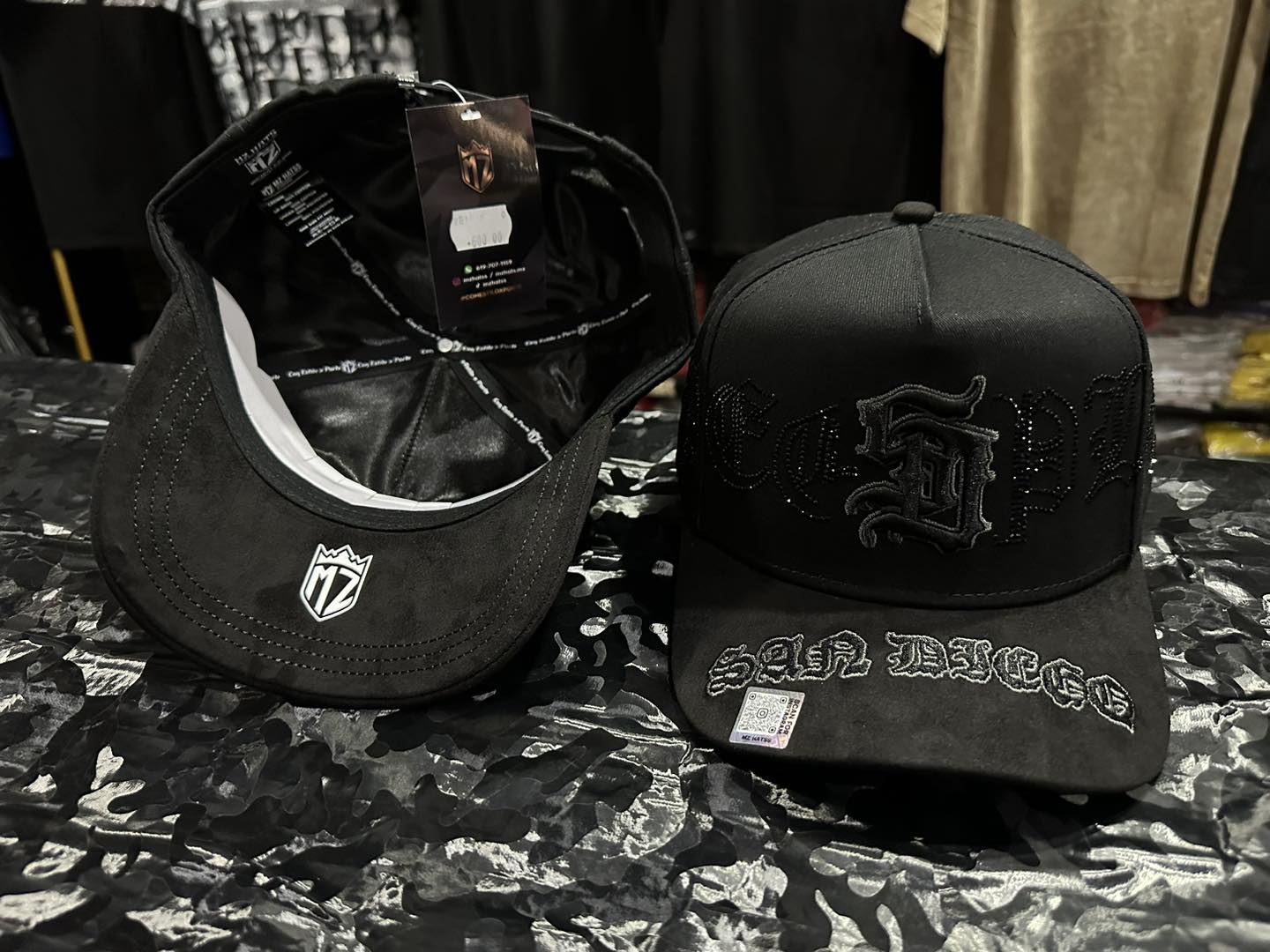 Gorra MZ HATS Sd People Crystals Black