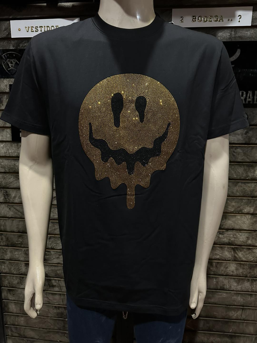 Camiseta Balenciaga Smiley Face Print