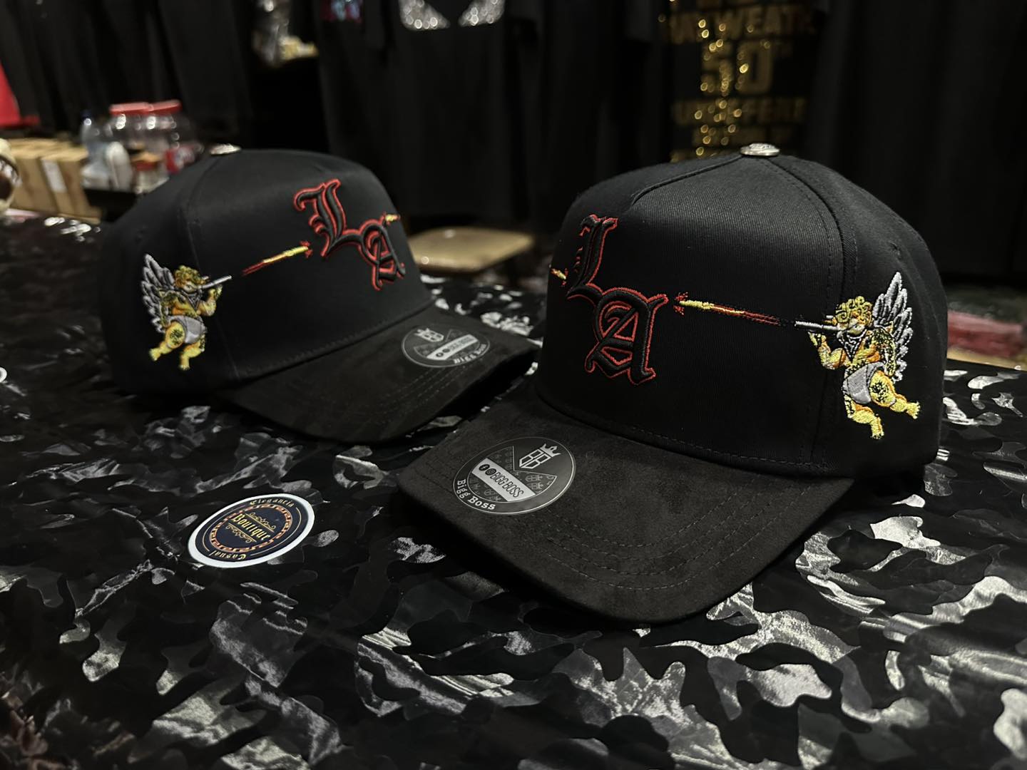 Gorra BIGG BOSS LA Black-RED
