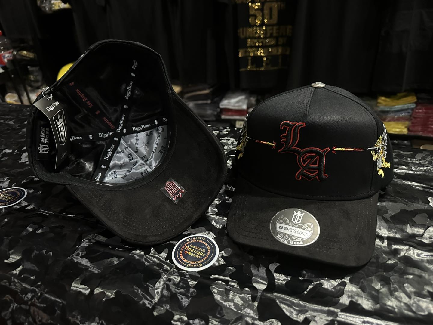 Gorra BIGG BOSS LA Black-RED
