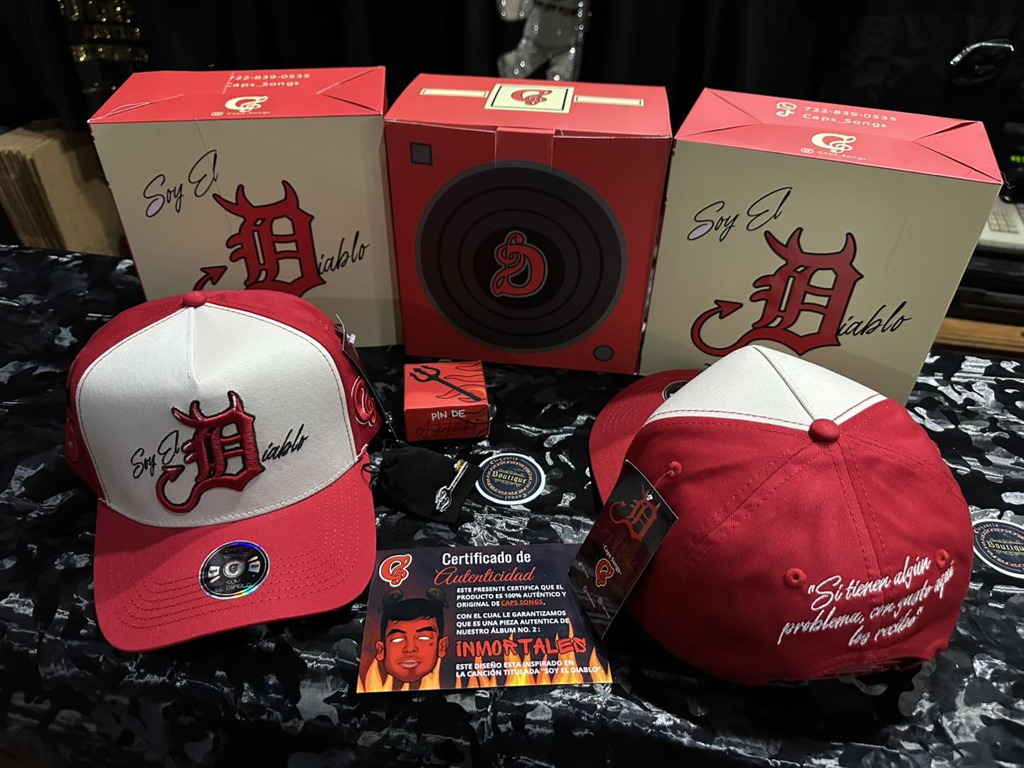 Gorra Caps Songs El Diablo