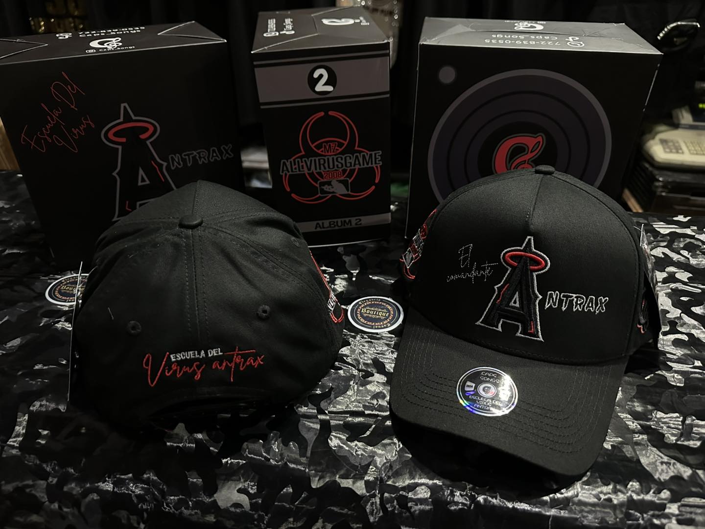 Gorra Caps Songs Antrax
