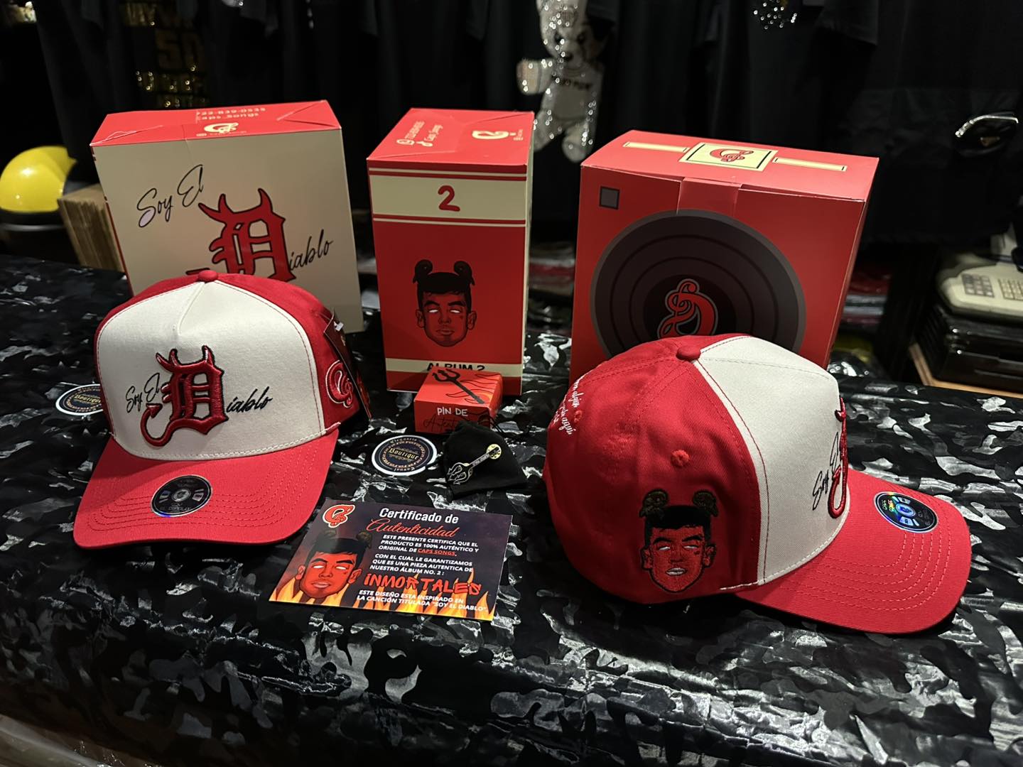 Gorra Caps Songs El Diablo