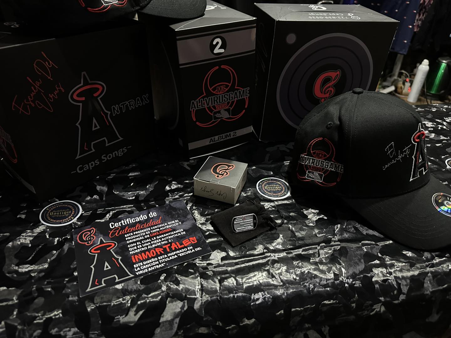 Gorra Caps Songs Antrax