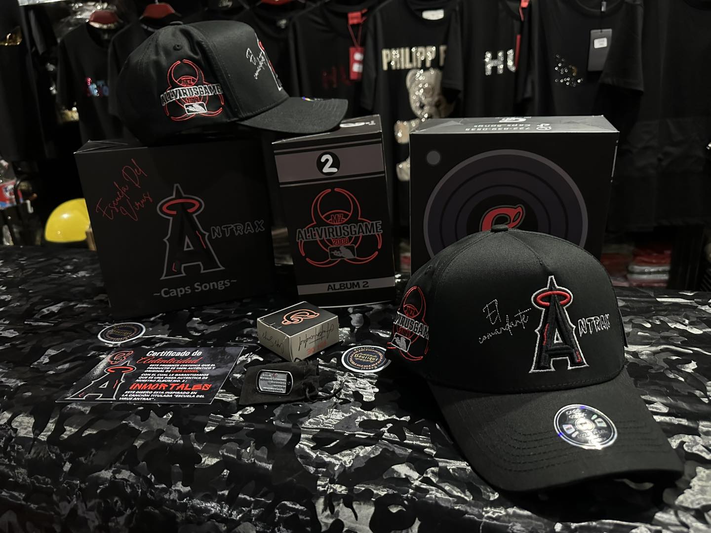 Gorra Caps Songs Antrax