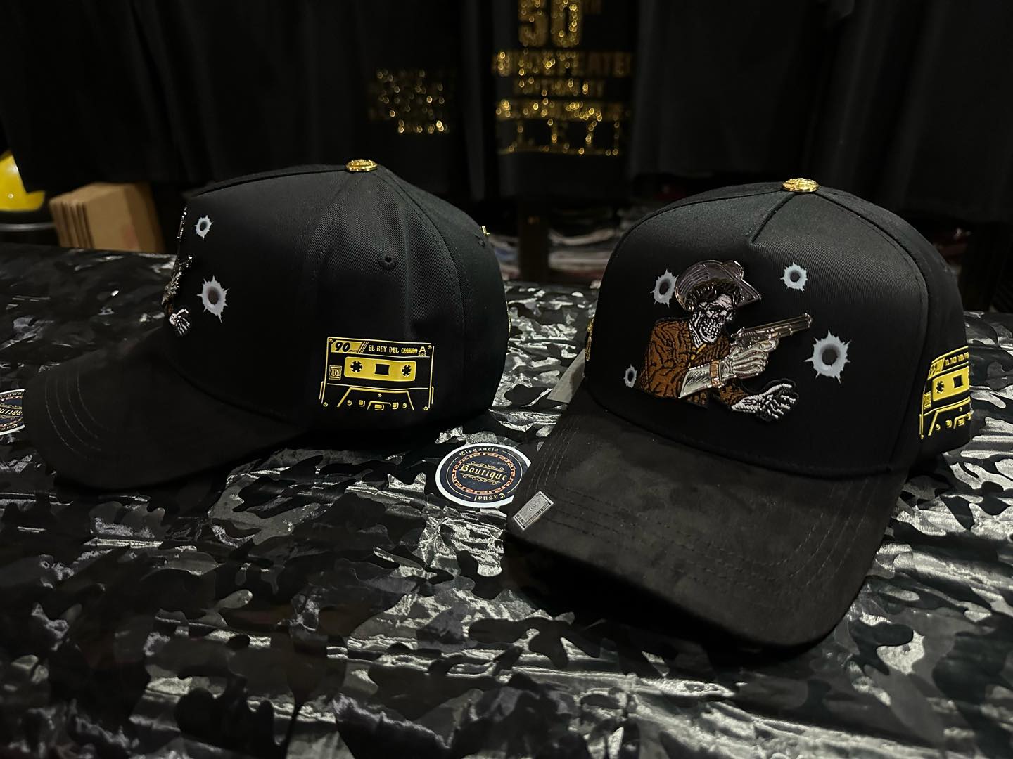 Gorra BIGG BOSS Chalino Negra