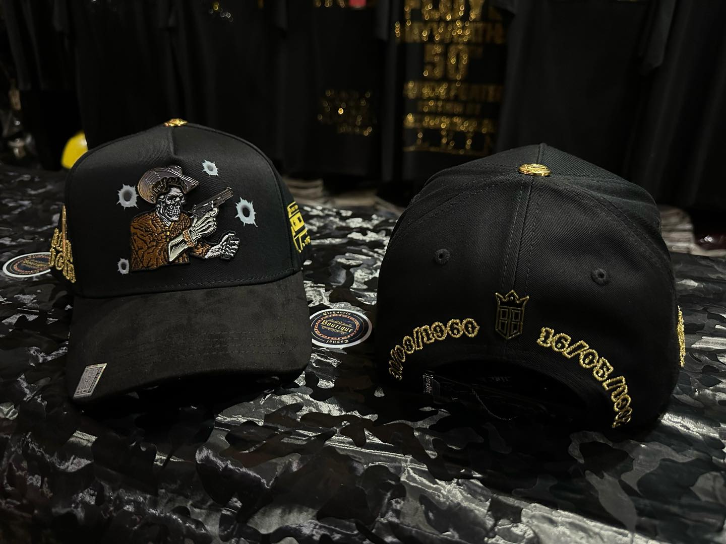 Gorra BIGG BOSS Chalino Negra