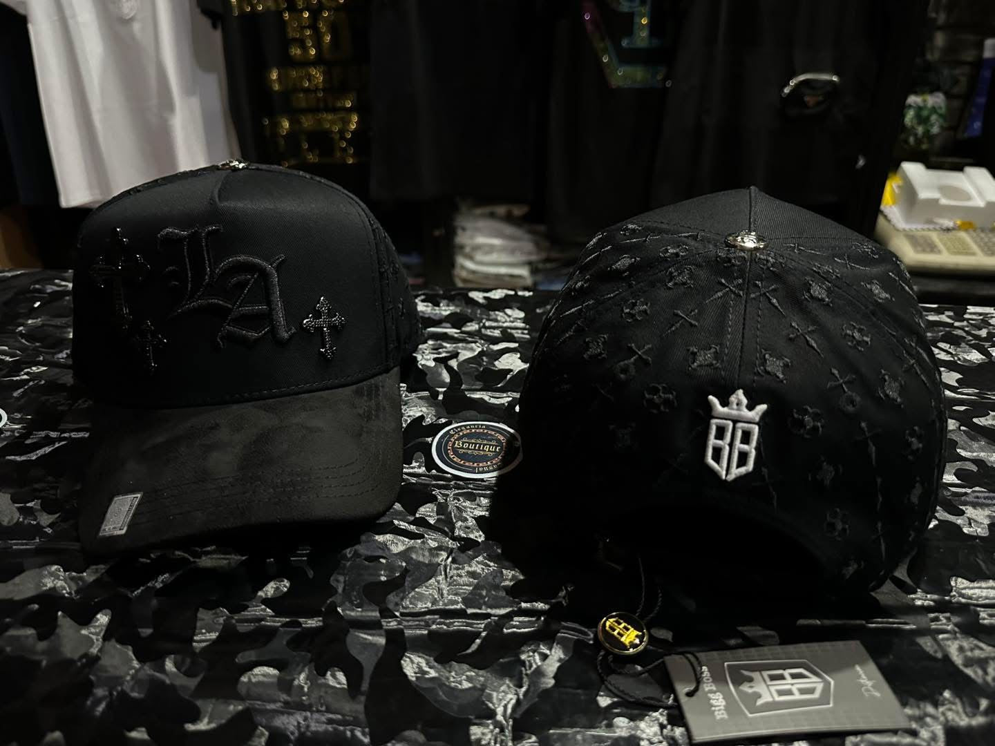 Gorra BiggBoss LA Chrome black