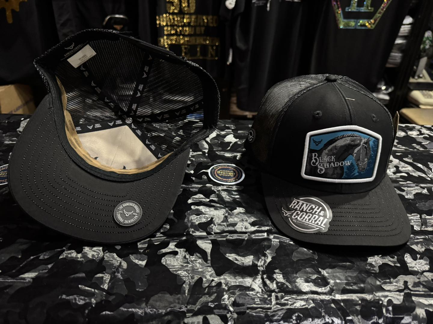 Gorra RANCH & CORRAL black shadow