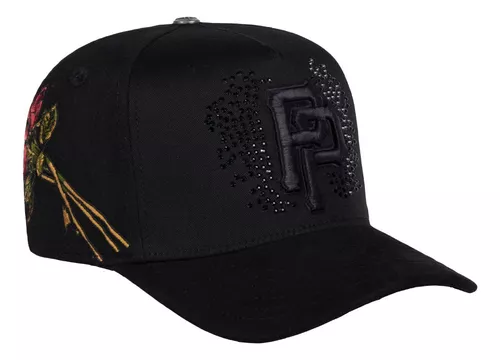 Gorra Jc Hats Tito Double P Rosones Black / Edición Limitada Negro Ajustable