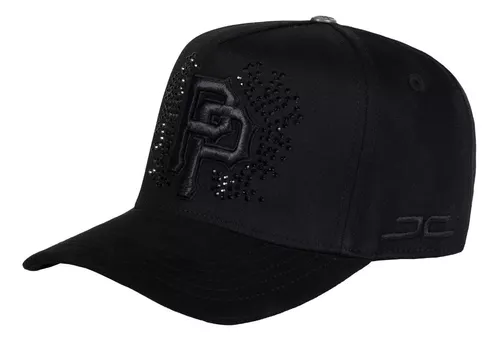 Gorra Jc Hats Tito Double P Rosones Black / Edición Limitada Negro Ajustable