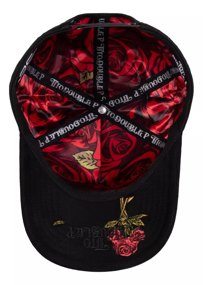 Gorra Jc Hats Tito Double P Rosones Black / Edición Limitada Negro Ajustable