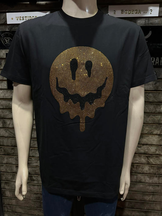 Camiseta Balenciaga Smiley Face Print