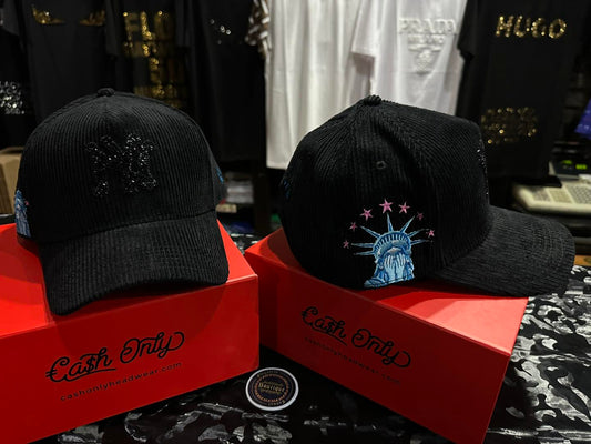 Gorra Cash Only New York with Bling