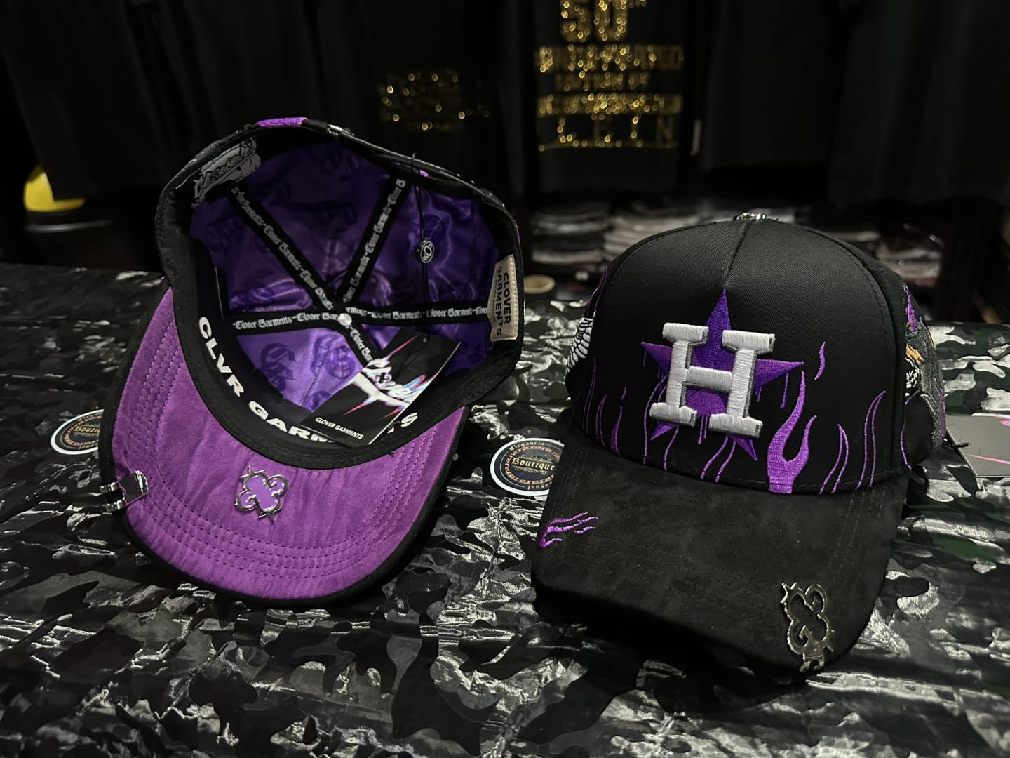 Gorra CLOVER GARMENTS H Morada