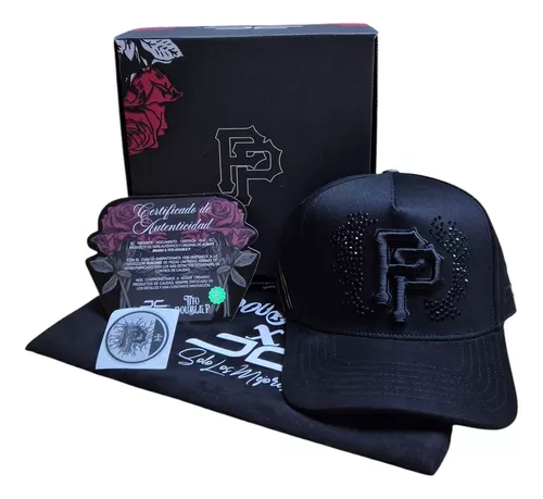 Gorra Jc Hats Tito Double P Rosones Black / Edición Limitada Negro Ajustable