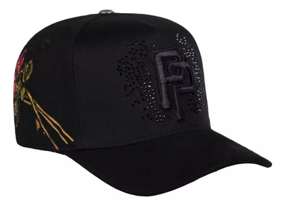 Gorra Jc Hats Tito Double P Rosones Black / Edición Limitada Negro Ajustable