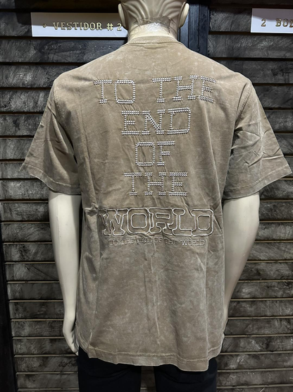 Playera To the end to the world